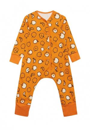 Пижама Bambinizon. Цвет: оранжевый