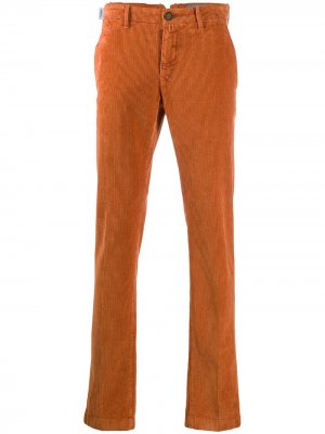 Вельветовые брюки чинос Bobby Comfort Jacob Cohen. Цвет: оранжевый
