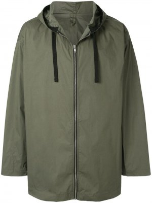 Куртка на молнии с капюшоном Margaret Howell. Цвет: зеленый