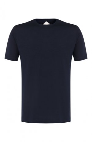Хлопковая футболка Pal Zileri. Цвет: темно-синий