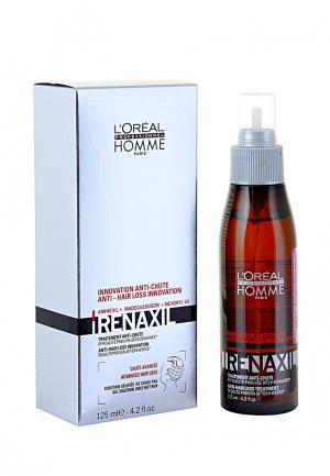 Уход от выпадения волос Ренаксил LOreal Professional L'Oreal Homme - за волосами и тонирование седины для мужчин 125 мл. Цвет: бордовый