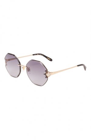Солнцезащитные очки Chopard. Цвет: серый