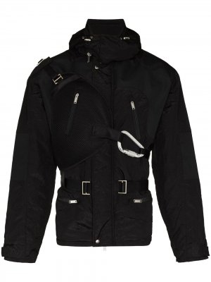 Куртка со съемным жилетом HELIOT EMIL. Цвет: черный
