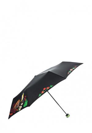 Зонт складной Braccialini. Цвет: черный