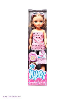 Кукла нэнси с короткой стрижкой 3 в ассорт модные наклейки