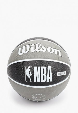 Мяч баскетбольный Wilson NBA TEAM TRIBUTE BSKT BRO NETS. Цвет: серый