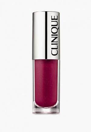 Блеск для губ Clinique Pop Splash lip gloss + hydration, 18 Pinot Pop, 4.3 мл.. Цвет: бордовый