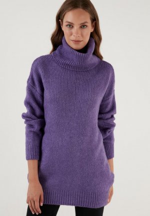 Вязаный свитер , цвет purple LELA