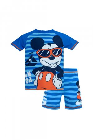Комплект для плавания из двух предметов в полоску с Микки Маусом , синий Disney
