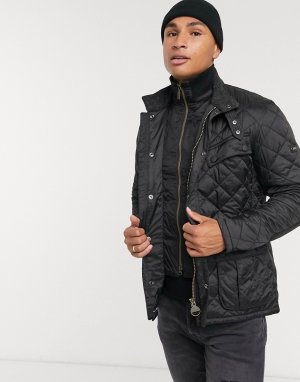 Черная стеганая куртка -Черный Barbour International