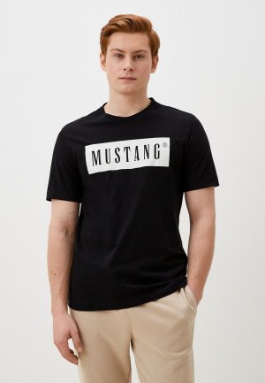 Футболка Mustang Style Austin. Цвет: черный