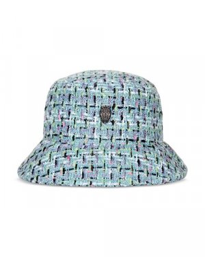 Твидовая шляпа-мешок KURT GEIGER LONDON, цвет Blue London