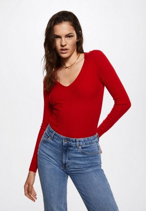 Пуловер Mango GOLETA. Цвет: красный