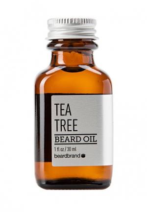 Масло для бороды Beardbrand Tea Tree Beard Oil. Цвет: прозрачный