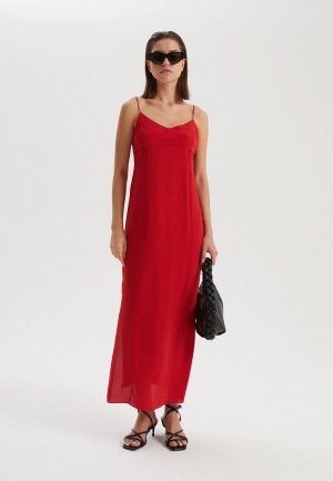 Платье пляжное Haight. Цвет: красный