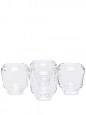 Набор стеклянных стаканов Ann Deumelemeester X Serax. Цвет: белый