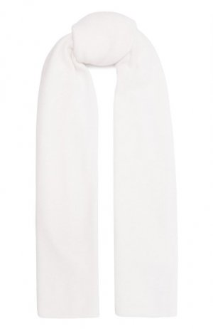 Кашемировый шарф Allude. Цвет: белый