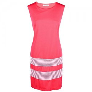 Платье , повседневное, прилегающее, макси, размер 3XL, розовый Antonella Razzoli. Цвет: розовый