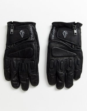 Черные кожаные перчатки Crail-Черный Volcom