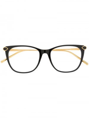 Классические очки в квадратной оправе Boucheron Eyewear