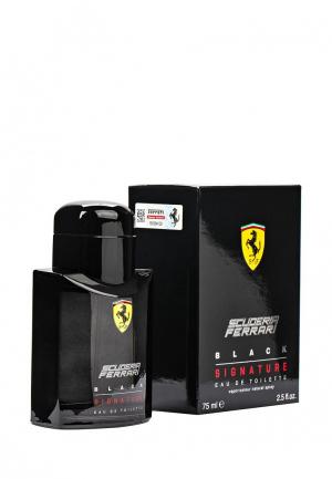 Туалетная вода Ferrari Scuderia BLACK SIGNATURE 75 мл