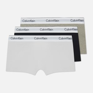 Комплект мужских трусов 3-Pack Trunk Modern Cotton Calvin Klein Underwear. Цвет: комбинированный