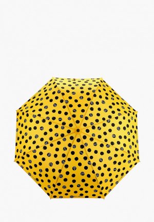 Зонт складной и брелок Flioraj. Цвет: желтый