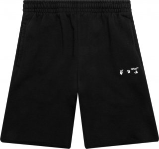 Спортивные шорты Logo Sweatshorts 'Black/White', черный Off-White