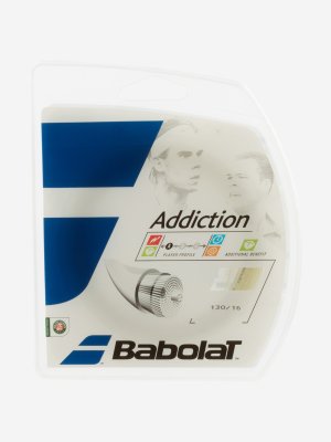Струна Addiction, Белый, размер 125 Babolat. Цвет: белый