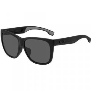 Солнцезащитные очки , серый BOSS. Цвет: серый