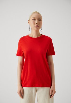Базовая футболка SLFMYESSENTIAL O NECK TEE , цвет flame scarlet Selected Femme