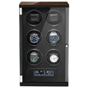 Заводная шкатулка для часов MQ-3206-2 M&Q. Цвет: черный