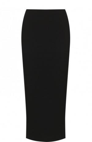 Однотонная юбка-миди с разрезом M Missoni. Цвет: черный