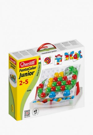 Набор игровой Quercetti Мозаика Fantacolor Junior, 45 элементов. Цвет: разноцветный