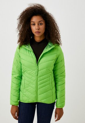 Куртка утепленная Tom Tailor. Цвет: зеленый