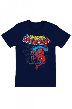 Удивительная футболка , темно-синий Spider-Man