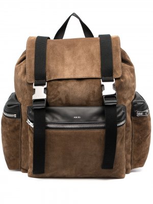 Рюкзак с логотипом AMIRI. Цвет: коричневый