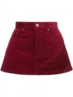 Corduroy mini skirt Marc Jacobs. Цвет: красный
