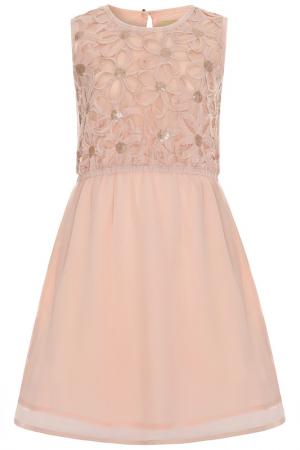 Платье Yumi girls. Цвет: розовый
