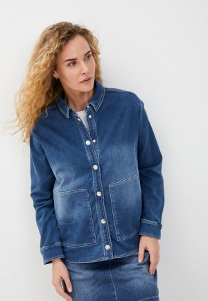Куртка джинсовая Betty Barclay. Цвет: синий