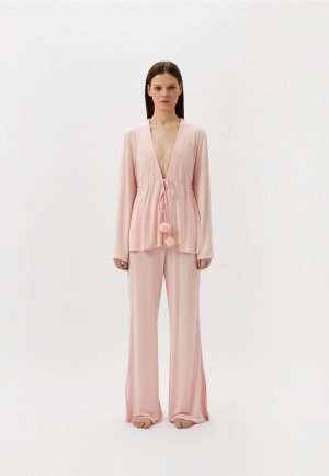 Пижама Chiara Ferragni. Цвет: розовый