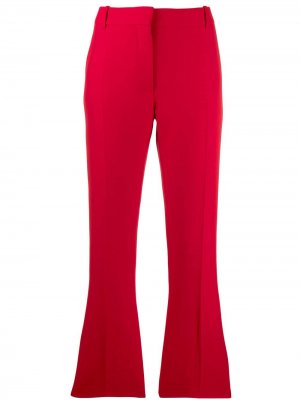 Расклешенные брюки Valentino. Цвет: красный