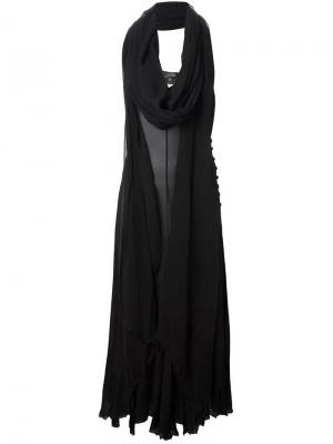 Платье с шарфом Jean Paul Gaultier Vintage. Цвет: чёрный