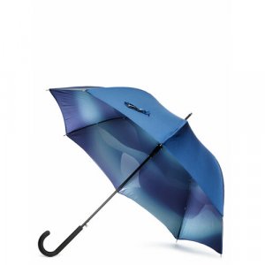 Зонт-трость , синий ELEGANZZA. Цвет: синий/лиловый