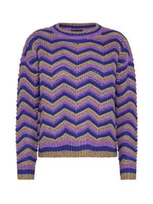 Collection пуловер с круглым вырезом узором, мультиколор Koan