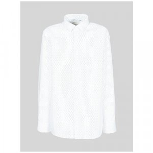 Школьная рубашка , размер 164-170, белый Tsarevich. Цвет: белый
