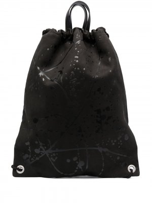 Рюкзак с кулиской Maison Margiela. Цвет: черный
