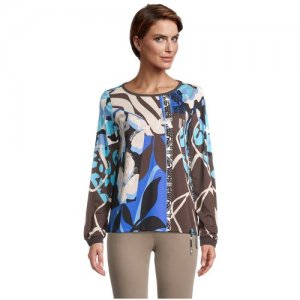 Пуловер женский, BETTY BARCLAY, артикул: 2235/2991, цвет: коричневый (7880), размер: 46 Barclay. Цвет: синий/белый/коричневый/голубой