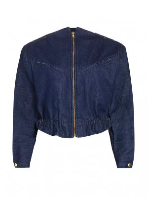 Укороченная джинсовая куртка на молнии , цвет rinse Frame