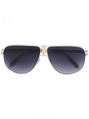 Солнцезащитные очки DeCode: Los Angeles H8 Sama Eyewear. Цвет: металлический